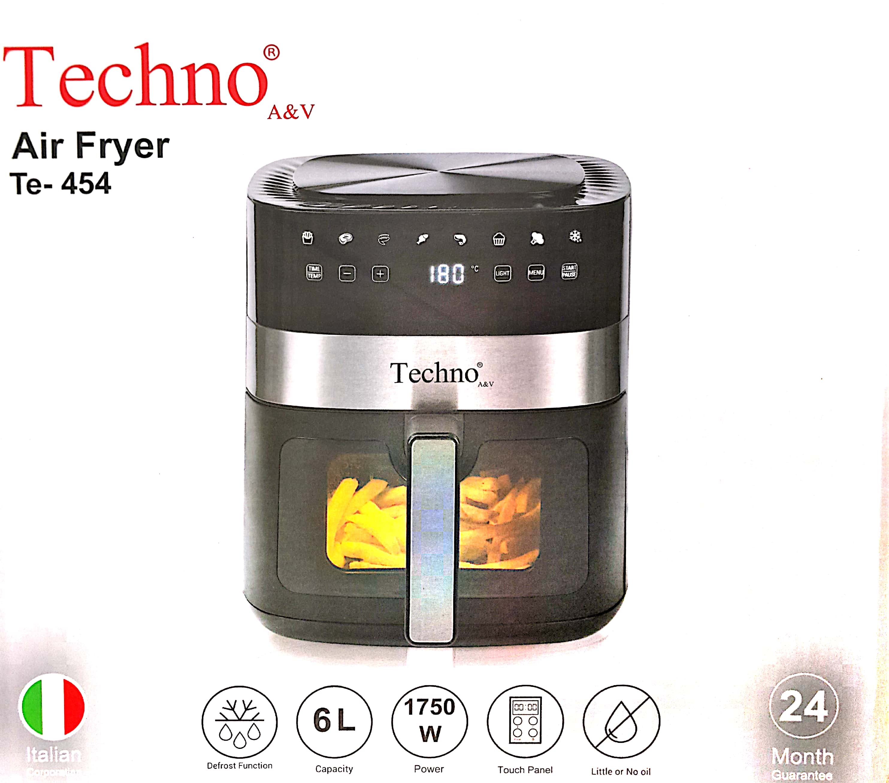 سرخ کن بدون روغن تکنو Te - 454